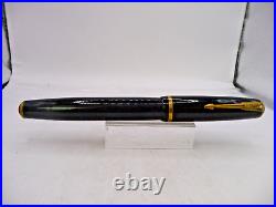 Plexor Vintage French Button Fill Fountain Pen- FLEXIBLE EXTRA FINE NIB-working