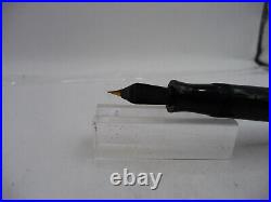 Plexor Vintage French Button Fill Fountain Pen- FLEXIBLE EXTRA FINE NIB-working