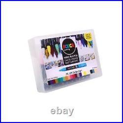 Posca Paint Marker Pen Extra Fine Point 22 set WITH CARRY BOX