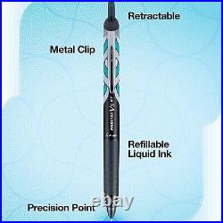 Precise V5 RT Refillable & Retractable Rolling Ball Pens, Extra Fine Point 0