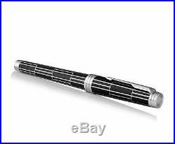 Premier Parker Rollerball Pen Fine Point Black Ink Luxury Chrome Trim Gift Boxed