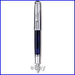 Rare Pelikan Souveran M625 Sterling Blue Fountain Pen Fine Point (discontinued)