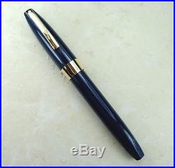 Restored Australian Sheaffer NEAR MINT Blue Pen For Men III, Fine/Medium Point