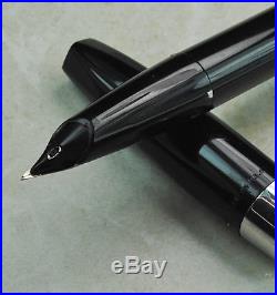 Restored Sheaffer EXCELLENT Black Pen For Men I (PFM I), Extra Fine-Fine Point