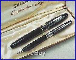 Restored Sheaffer EXCELLENT Black Pen For Men I (PFM I) Pen & Pencil, Fine Point