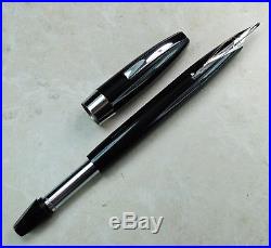 Restored Sheaffer EXCELLENT Black Pen For Men I (PFM I) Pen & Pencil, Fine Point