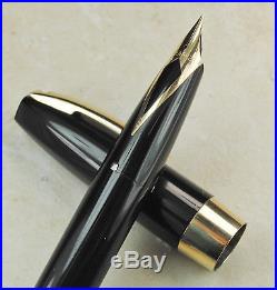 Restored Sheaffer EXCELLENT Black Pen For Men III (PFM III) Fine Point