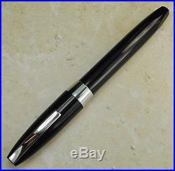 Restored Sheaffer EXCELLENT Black Pen For Men (PFM I), Extra Fine Point