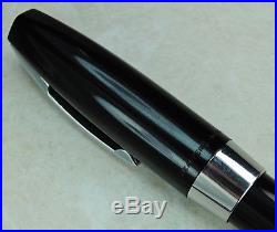 Restored Sheaffer EXCELLENT Black Pen For Men (PFM I), Extra Fine Point