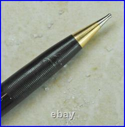 Restored Sheaffer EXCELLENT Black Snorkel Sentinel Pen & Pencil, Fine Point