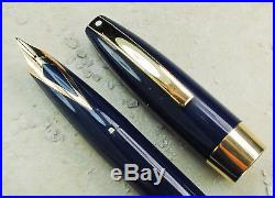 Restored Sheaffer EXCELLENT Blue Pen For Men III (PFM III) Fine Point