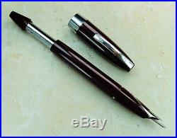 Restored Sheaffer Excellent Burgundy Pen For Men I (PFM I) Extra Fine Point