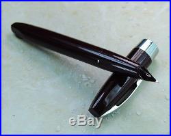 Restored Sheaffer Excellent Burgundy Pen For Men I (PFM I) Extra Fine Point