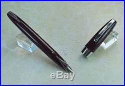 Restored Sheaffer Excellent Burgundy Pen For Men I (PFM I) Extra Fine Point