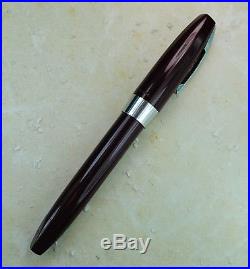 Restored Sheaffer Excellent Burgundy Pen For Men I (PFM I) Extra Fine Point