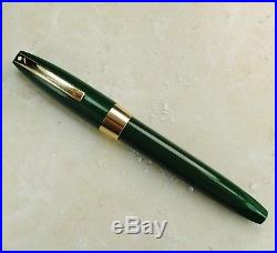 Restored Sheaffer Excellent Green Pen For Men III (PFM III) Fine to Medium Point