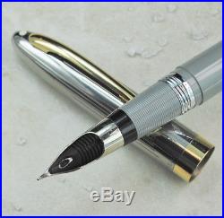Restored Sheaffer NEAR MINT Pastel Gray Snorkel Clipper Fine Point Pen & Pencil