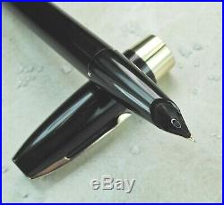 Restored Sheaffer VERY GOOD Black Pen For Men III (PFM III), Extra Fine Point