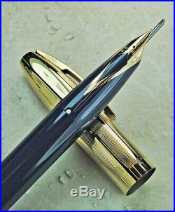 Restored Sheaffer VERY GOOD Blue Pen For Men V (PFM V) Extra Fine Point