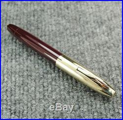 Restored Sheaffer VG Condition Burgundy Snorkel Pen For Men (PFM) V Fine Point