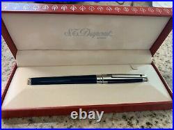S T Dupont Ball point Pen Olympio/Orpheo Blue Extra Large Fine Pt