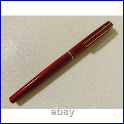 SAILOR Fountain Pen Red Axis Gold point Nib Fine 14K Discontinued Model