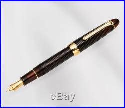 SAILOR Original 1911 Profit Gathered Maroon Brown 21K Gold Fine Nib Fountain Pen