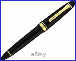 Sailor 1911 Gold Profit Large 21K Fountain Pen Black Fine Middle Pen Point New