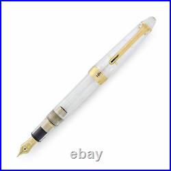 Sailor 1911 Large Clear Transparent GT 21K Gold Extra Fine Point Fountain Pen