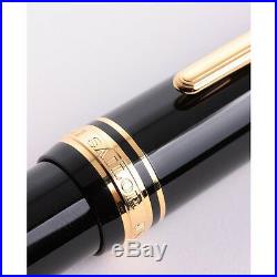 Sailor 1911 Standard Black GT 14K Gold Extra Fine Point Fountain Pen 11-1219-120