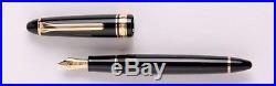 Sailor 1911 Standard Black GT 14K Gold Medium, Fine Point Fountain Pen NEW