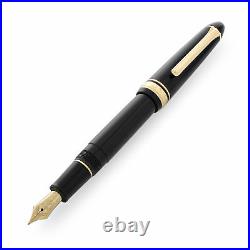 Sailor 1911 Standard Black with Gold Trim 14K Medium Fine Point Fountain Pen