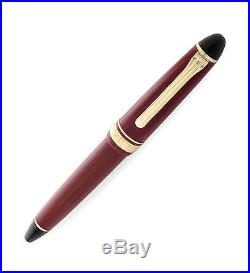 Sailor 1911 Standard Red with Gold Trim Fine Point Fountain Pen 14K F Nib