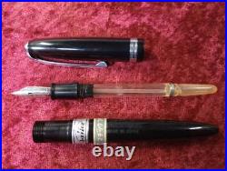 Sailor Fountain Pen Black Nib Fine Point Antique 1950 Rare