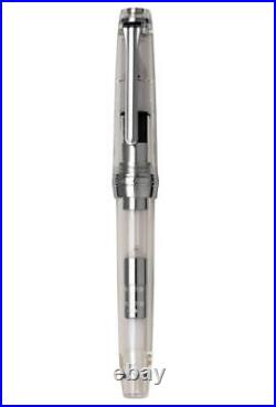 Sailor Fountain Pen Professional Gear Slim Silver Demonstrator Model Fine Point