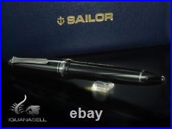 Sailor Fountain Pen Profit Black Luster Fine Point 11-3048-220