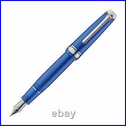 Sailor Pro Gear Regular Fountain Pen in Blue Cobra 21kt Gold Medium Fine Point
