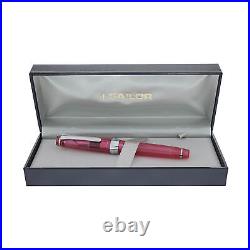 Sailor Pro Gear Slim Fountain Pen in Transparent Pink 14K Gold Fine Point -NEW