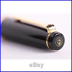 Sailor Professional Gear Black GT 21K Gold Fine Point Fountain Pen 11-2036-220