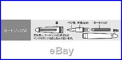 Sailor Professional Gear Slim Black with Silver Trim Fine Point Fountain Pen