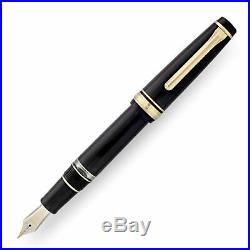 Sailor Professional Realo Black GT 21K Gold Extra Fine Point Fountain Pen
