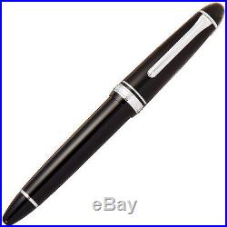 Sailor Profit Standard 21 Fountain Pen Fine Point Black Silver Body 11-2024-220
