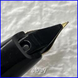 Sailor Vintage Fountain Pen Black 23K Fine Point Seal Remaining