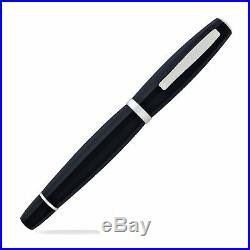 Scribo Feel Fountain Pen in Blue Black 14kt Gold Flexible Fine Point NEW