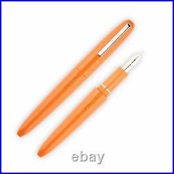 Scribo Piuma Fountain Pen in Levante Orange 14K Flexible Gold Nib Fine Point