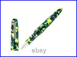 Scribo Piuma Fountain Pen in PopArt 14K Flexible Gold Nib Fine Point NEW