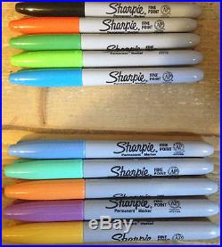 Sharpie Fine Point Permanent Markers 5 x Pen sets either Pastel or Strong Colors