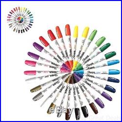 Sharpie Paint Marker Pen Oil Based Fine And Medium Point 30 Color Ultimate Kit