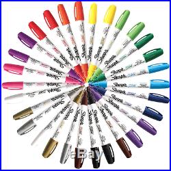 Sharpie Paint Marker Pen Oil Based Fine And Medium Point 30 Color Ultimate Kit