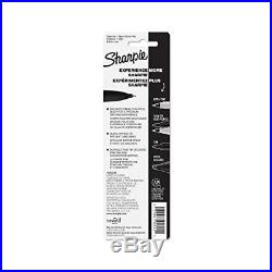 Sharpie Stainless Steel Grip Pen Fine Point (0.8Mm) Black 1 Count Soft Quick-D